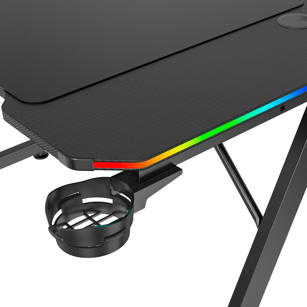 Стол компьютерный Zone51 Trine 140 RGB Z51-T4R-BK