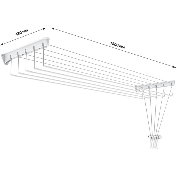 Сушилка для белья Ника СНП 1.6 (белый)