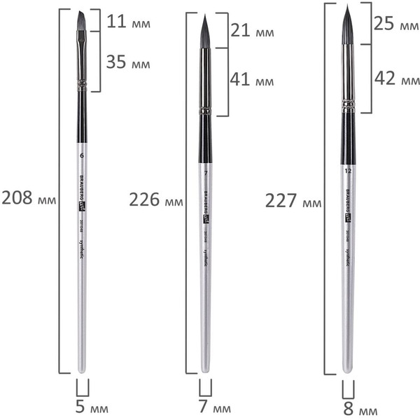 Набор кистей BRAUBERG ART DEBUT 201048 (23 шт+мастихин)