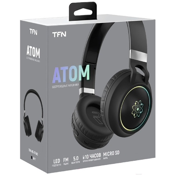 Наушники TFN Atom TFN-HS-BT400BK (черный)