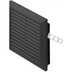 Решетка с сеткой от насекомых Awenta Classic T40GR 17x17 (графитовый)
