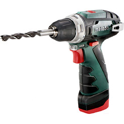 Дрель-шуруповерт Metabo PowerMaxx BS Basic (600984000) с 2-мя АКБ
