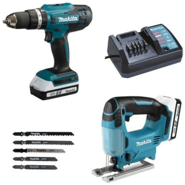 Набор Makita DK18B59Y (шуруповерт, лобзик)