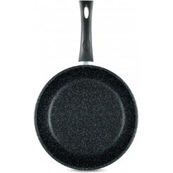 Сковорода НМП Каменная Черный гранит 18126