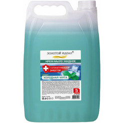 Мыло-крем жидкое ЗОЛОТОЙ ИДЕАЛ CLASSIC Холодная мята 607490 5л
