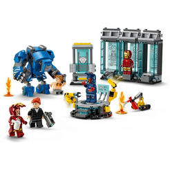Конструктор LEGO Marvel Лаборатория Железного Человека: Зал Доспехов 76315