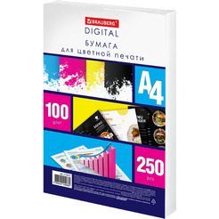 Фотобумага BRAUBERG DIGITAL А4 плотная 250л 115377
