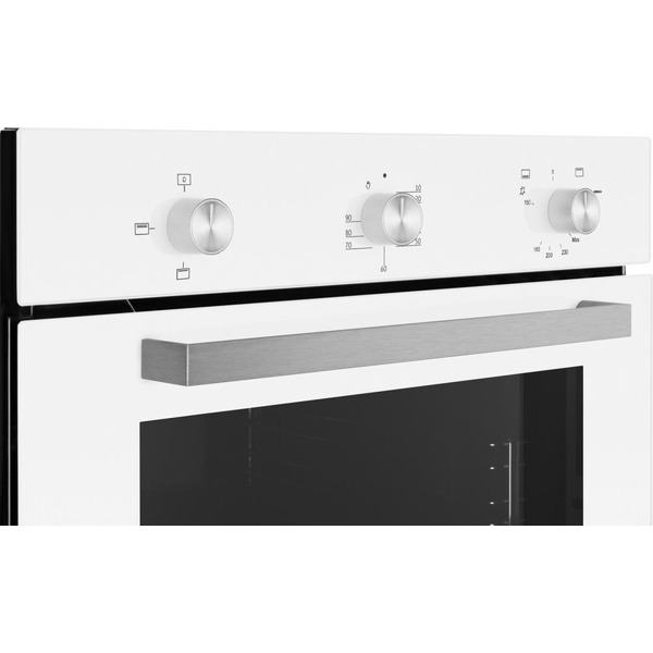 Газовый духовой шкаф Weissgauff WGO 702 White Glass