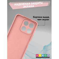 Бампер Bingo Liquid TPU HONOR X6c Розовый