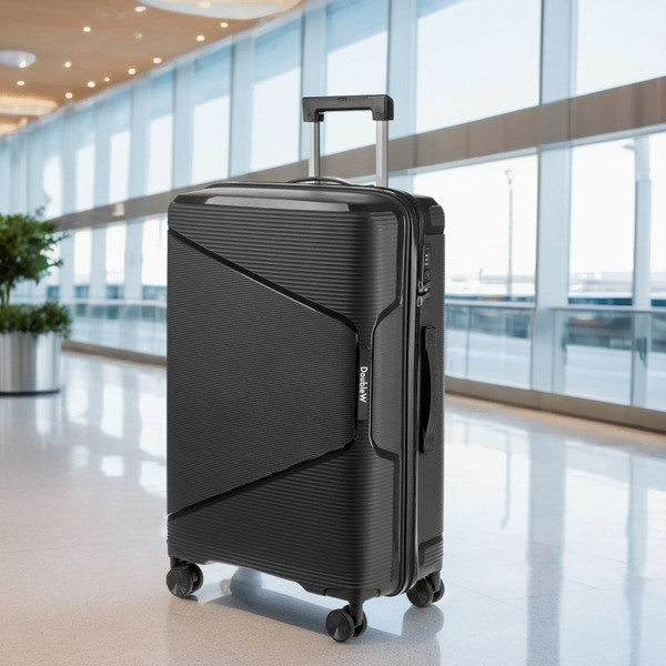 Чемодан DoubleW 088 (L, черный)