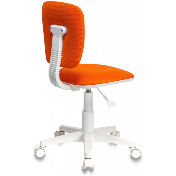 Кресло детское Бюрократ CH-W204NX (оранжевый TW-96-1/пластик белый)