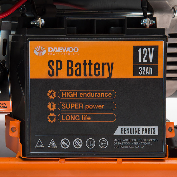 Генератор Daewoo Power GDA 7500E-3