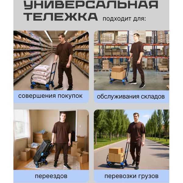 Тележка платформенная Стелла-техник Cart Cart FW-90TP