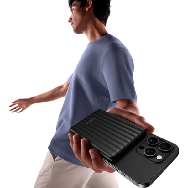 Портативное зарядное устройство EcoFlow Rapid Mag (5000мАч, черный, магнитная зарядка)