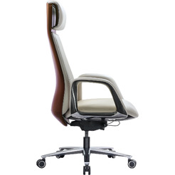 Кресло HAWASAN PREMIUM EX-820 (533237) белое/коричневое