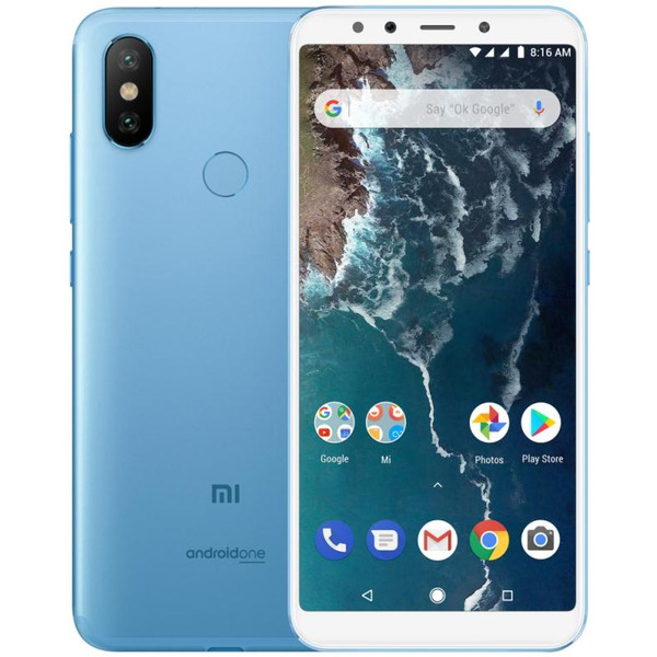 Смартфон XIAOMI MI A2 4GB/64GB Blue EU