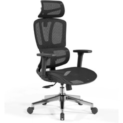 Кресло офисное SITUP PALMA BLACK chrome (сетка Black/ Black)