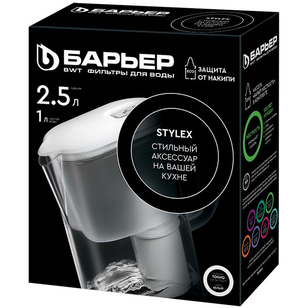 Кувшин БАРЬЕР Токио Опти-Лайт (белый)