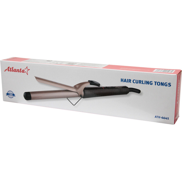 Электрощипцы для укладки волос Atlanta ATH-6645 (коричневый)