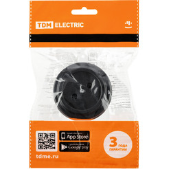 Розетка TDM Electric Виви SQ1820-1211 (черный)