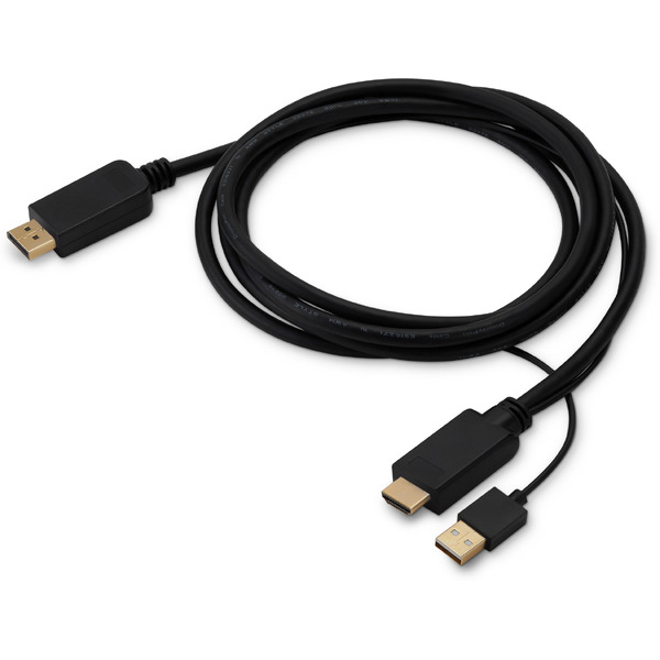 Кабель Buro HDMI-DP-2M (2 м, черный)