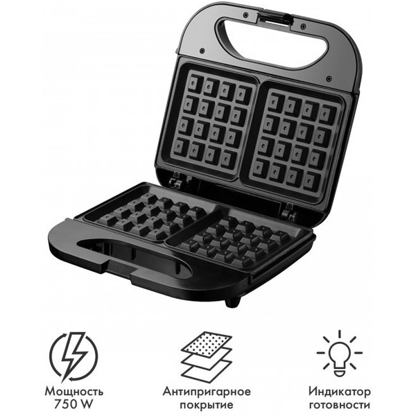 Вафельница электрическая Atlanta ATH-1078 (black)