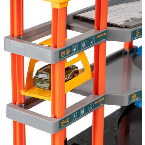 Паркинг 3-уровневый с дорогой и автомобилями Labalu P9488A-1 (желтый) 9270651