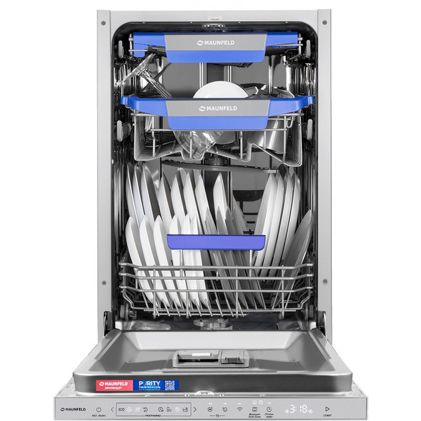 Посудомоечная машина MAUNFELD MLP45330T Smart Beam Inverter Wi-Fi
