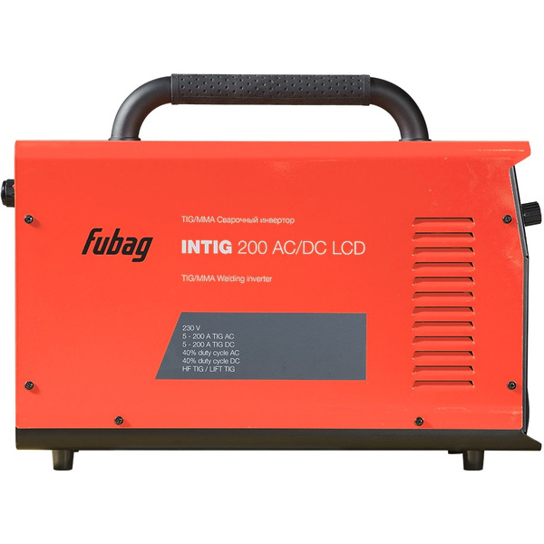 Сварочный инвертор Fubag INTIG 200 AC/DC Pulse LCD 31592.1