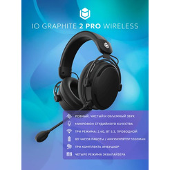 Наушники IO by Red Square Graphite 2 Pro Wireless io342 (черный)