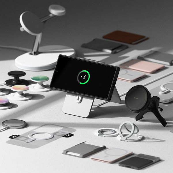 Чехол Ringke Silicone Magnetic Magsafe для Galaxy S24 Ultra (черный)