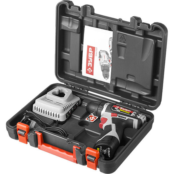 Дрель-шуруповерт ЗУБР МАСТЕР ДА-12-2-Ли КМ1