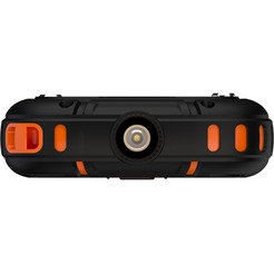 Мобильный телефон Maxvi R2 up + ЗУ WC-112 (черный/оранжевый)