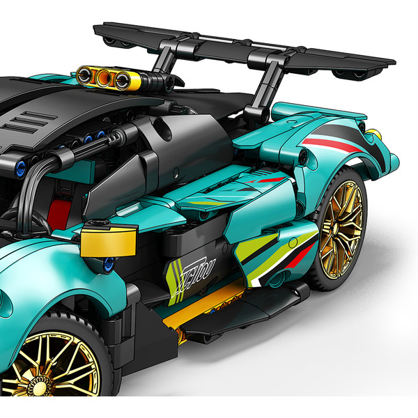 Игрушка конструктор MOYU Aston Martin Valkyrie MY88321 (с пультом дистанционного управления и набором электродвигателей)