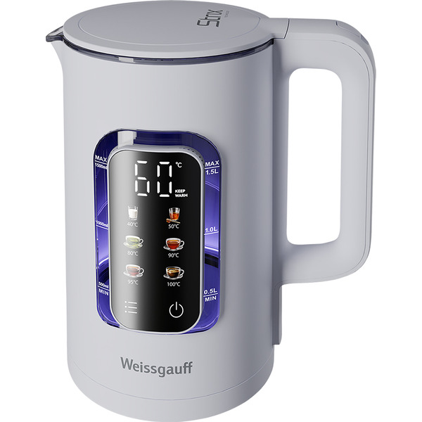 Электрический чайник Weissgauff WK 1500 Dw Touch BodyCool