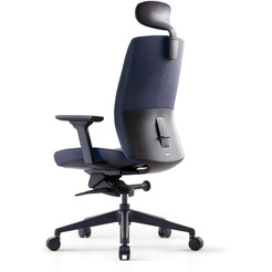 Кресло BESTUHL J2 (черная рама, спинка-ткань, сиденье-ткань, крест.-пластик, серый)