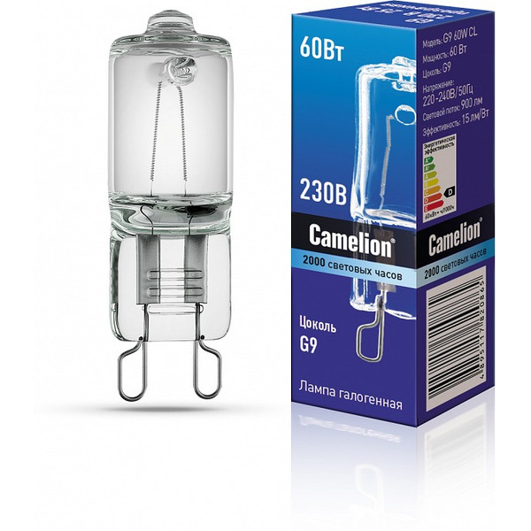 Лампочка Camelion G9 60W CL
