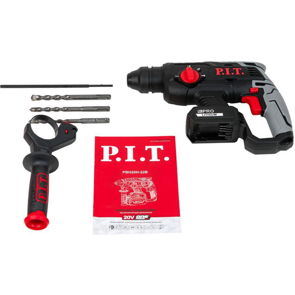 Перфоратор P.I.T. PBH20H-22B Solo (без АКБ и ЗУ)