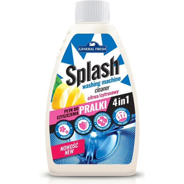 Жидкость для чистки стиральной машины GENERAL FRESH 250 мл (лимон)