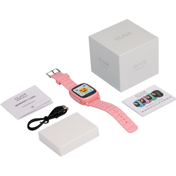 Smart часы Elari KIDPHONE 2 KP-2 (розовый)