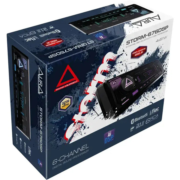 USB-магнитола Aura Storm-676DSP
