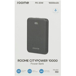 Внешний аккумулятор Roome CityPower P91 RMCP10K 10000mAh (черный)