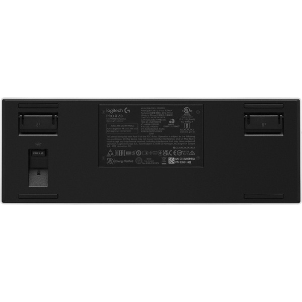 Клавиатура Logitech G Pro X 60 Lightspeed GL Tactile 920-011934 (белый, с гравировкой)