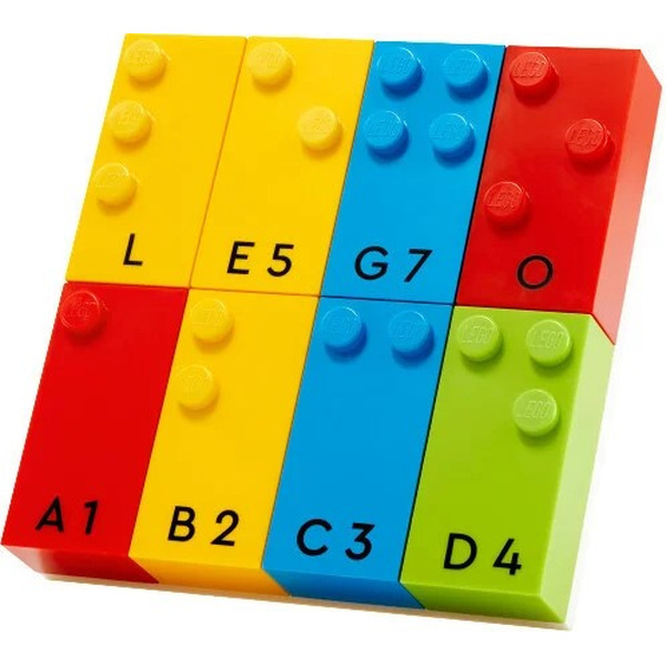 Конструктор LEGO Braille Bricks 30711 Игра с кубиками Брайля