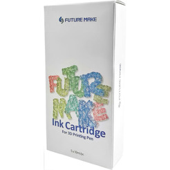 Набор пластика для 3D ручек FUTURE MAKE Микс А (красный, зеленый, желтый, черный, коричневый)