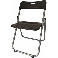 Стул складной BRABIX Golf Lite CF-017 (серебристый каркас, пластик чёрный) 532895