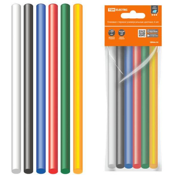 Клеевые стержни TDM Electric SQ1024-0508 (6 шт)