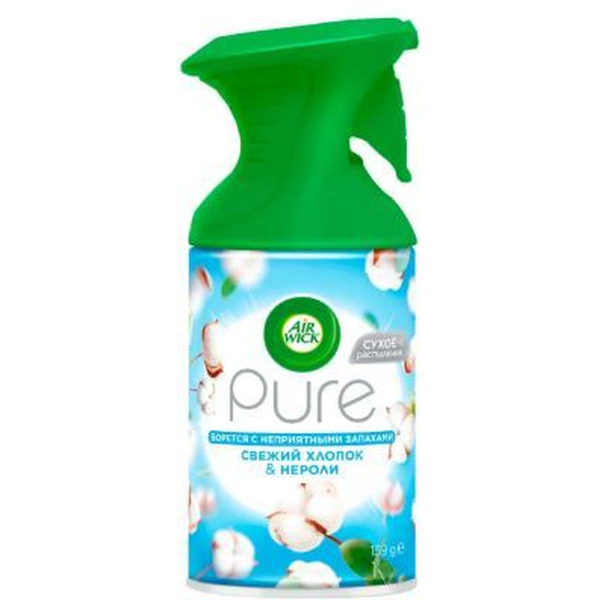 Освежитель воздуха AIR WICK Pure Свежий хлопок/Нероли 250 мл