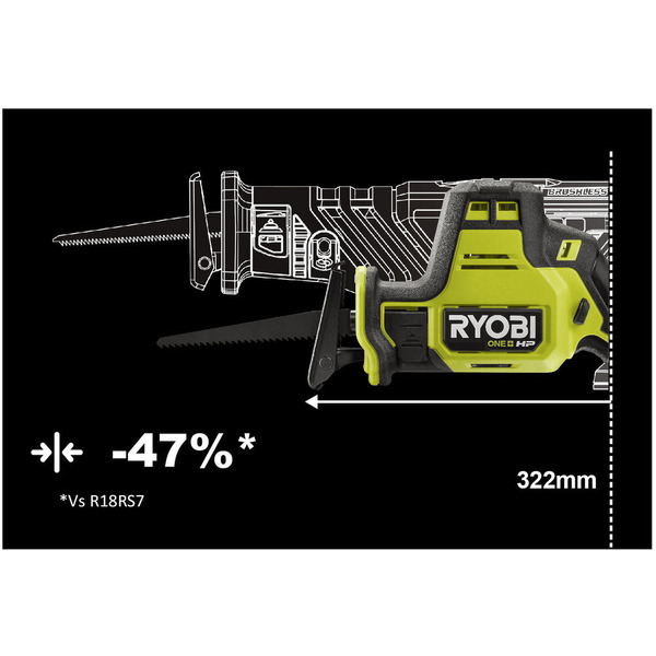 Сабельная пила Ryobi RRS18C-0 5133004954 (без АКБ и ЗУ)