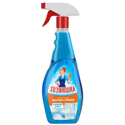 Средство для стекла и зеркал Хозяюшка Свежий озон 0.75 л